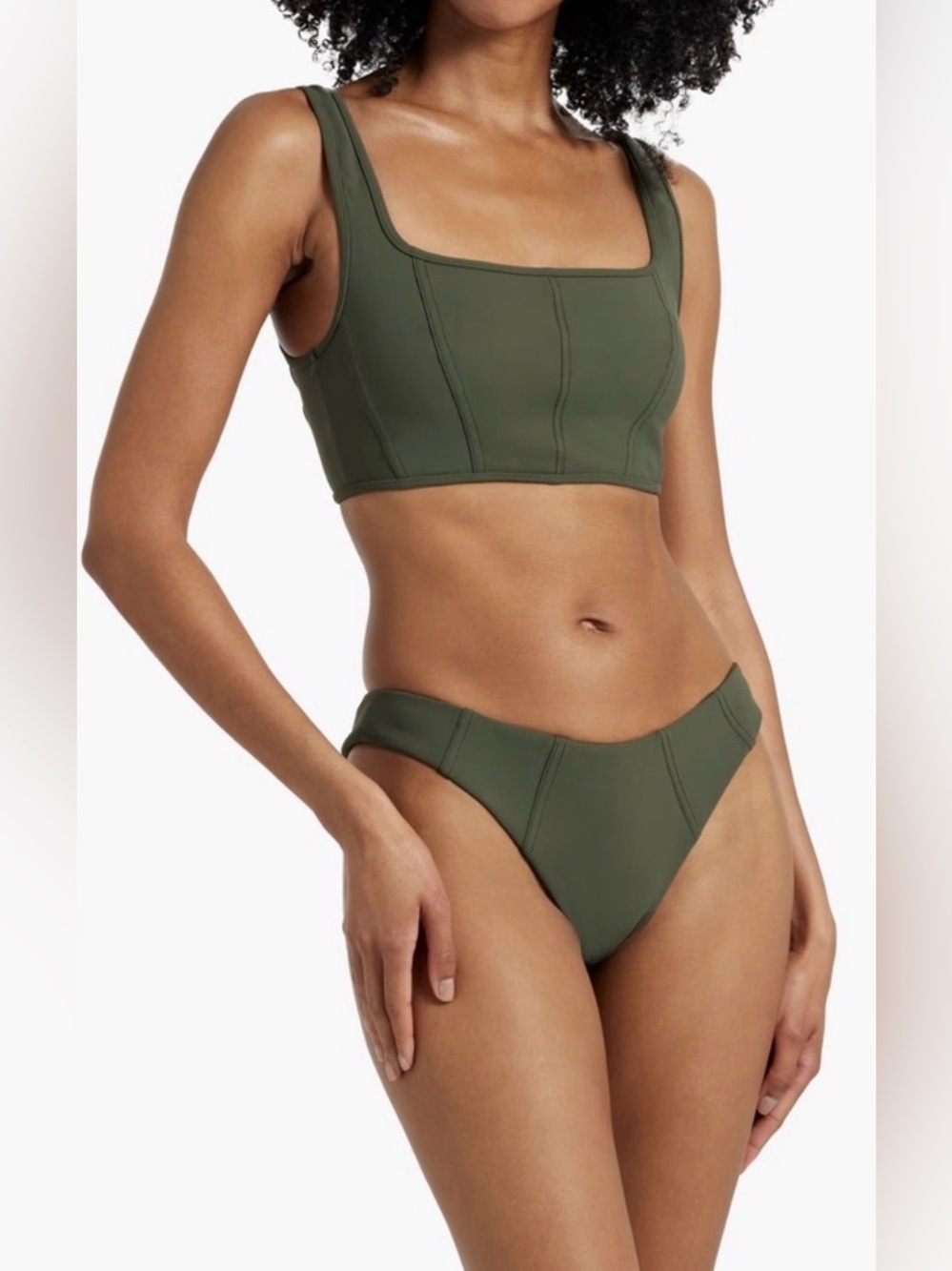 SIMKHAI Zora Seamed Bikini Bottom